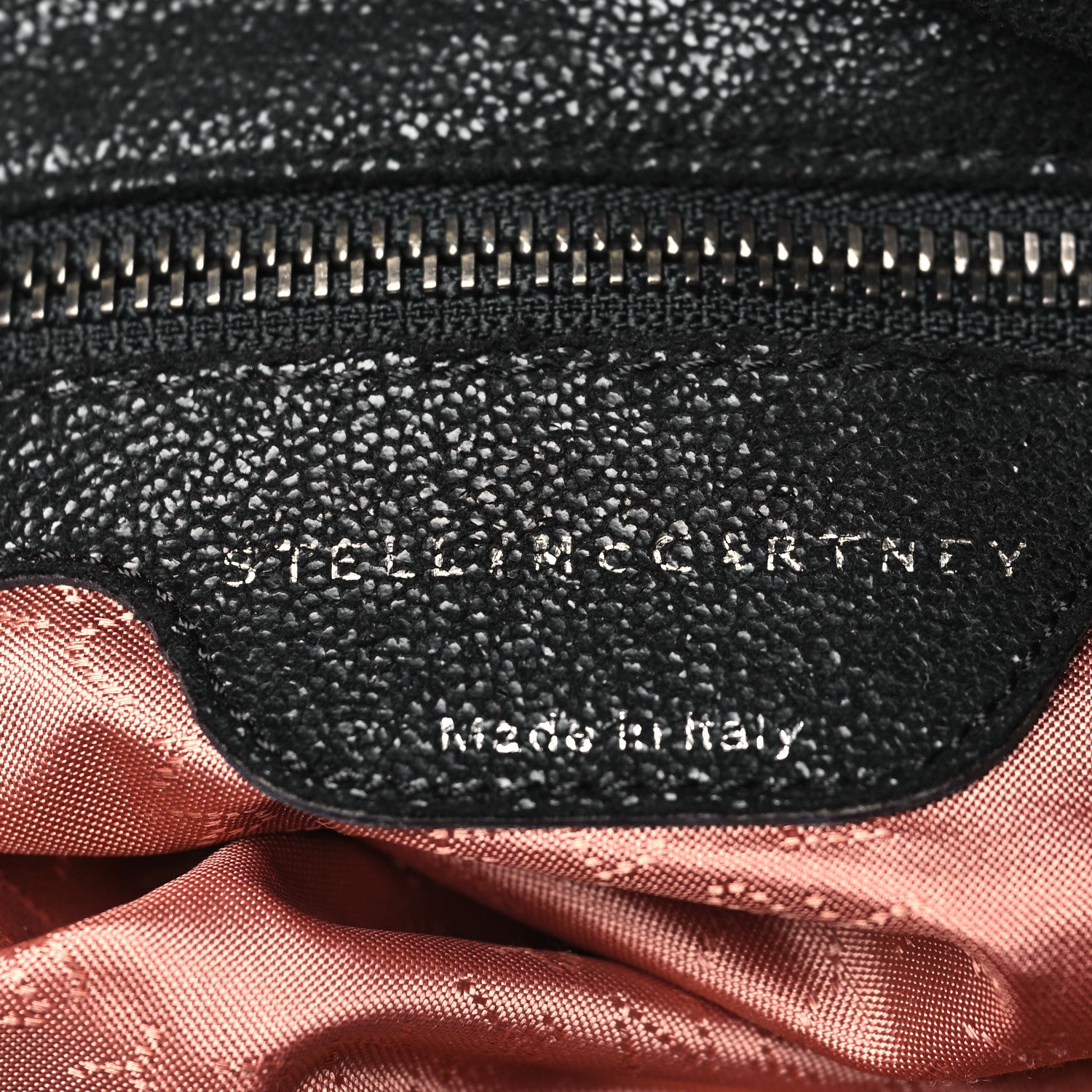 Stella McCartney Metallic Shaggy Deer Falabella Tote Black 7 of 10