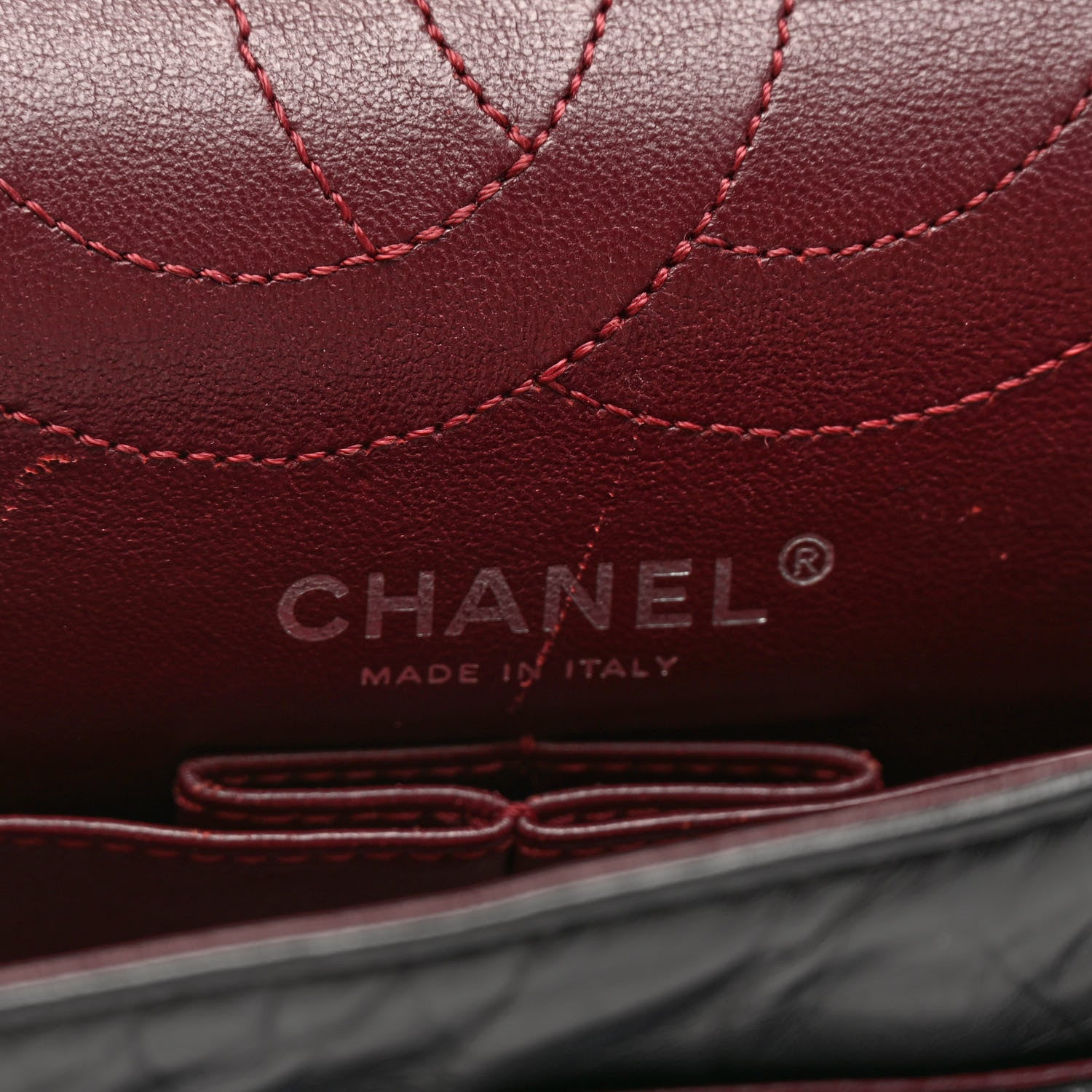 Chanel Aged Calfskin Quilted 2.55 Reissue 225 Flap Black 6 of 11