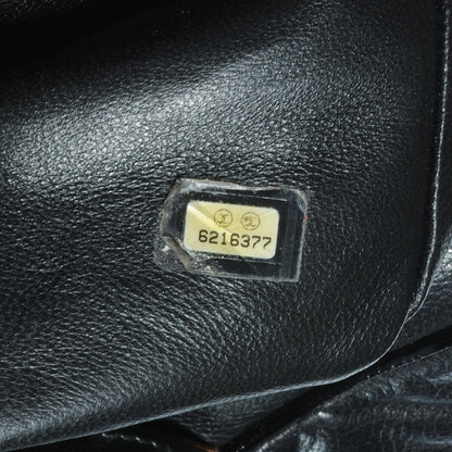 Chanel Caviar and Patent Leather Quilted XL Bowler Black 7 of 7