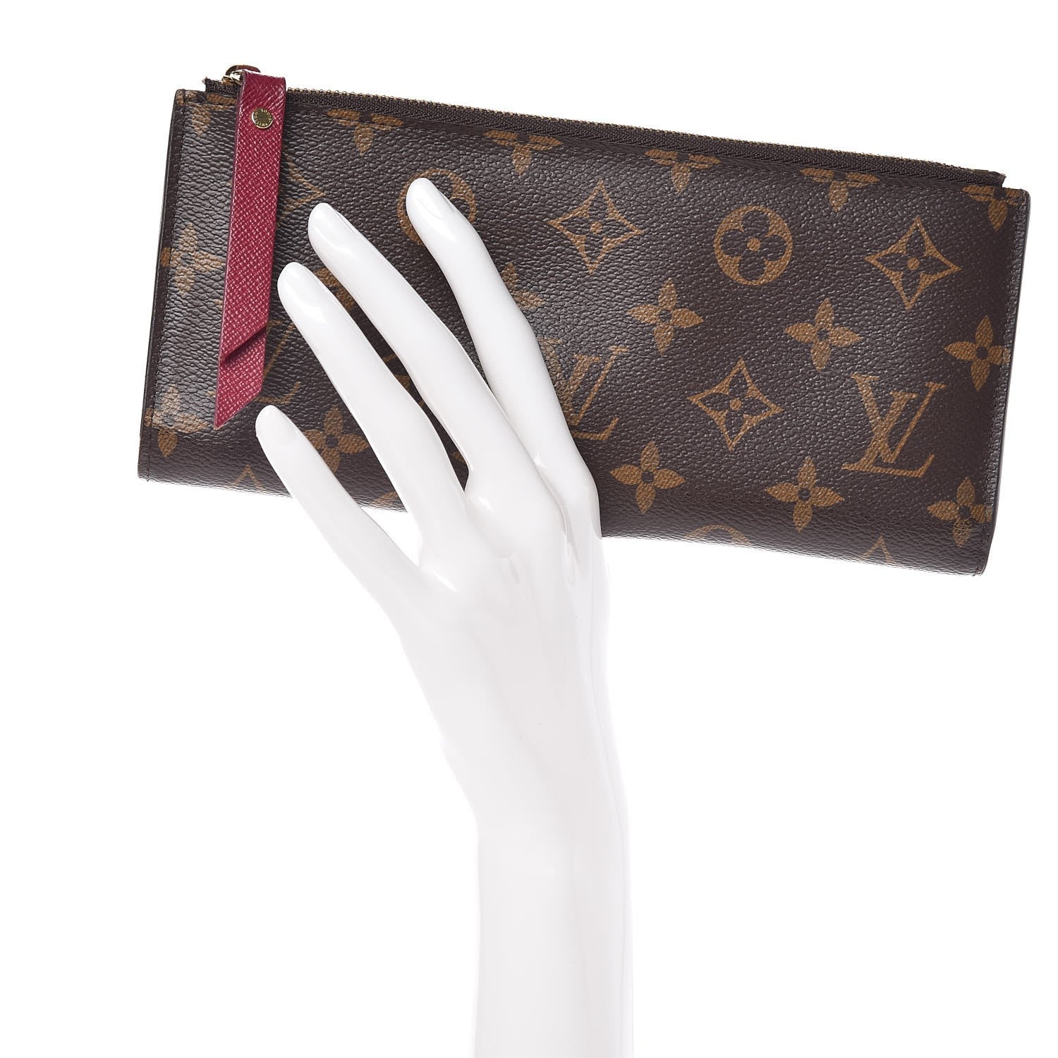 Louis Vuitton Monogram Adele Wallet Fuchsia 2 of 9