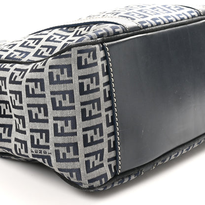 Fendi Zucca Boston Navy 8 of 9