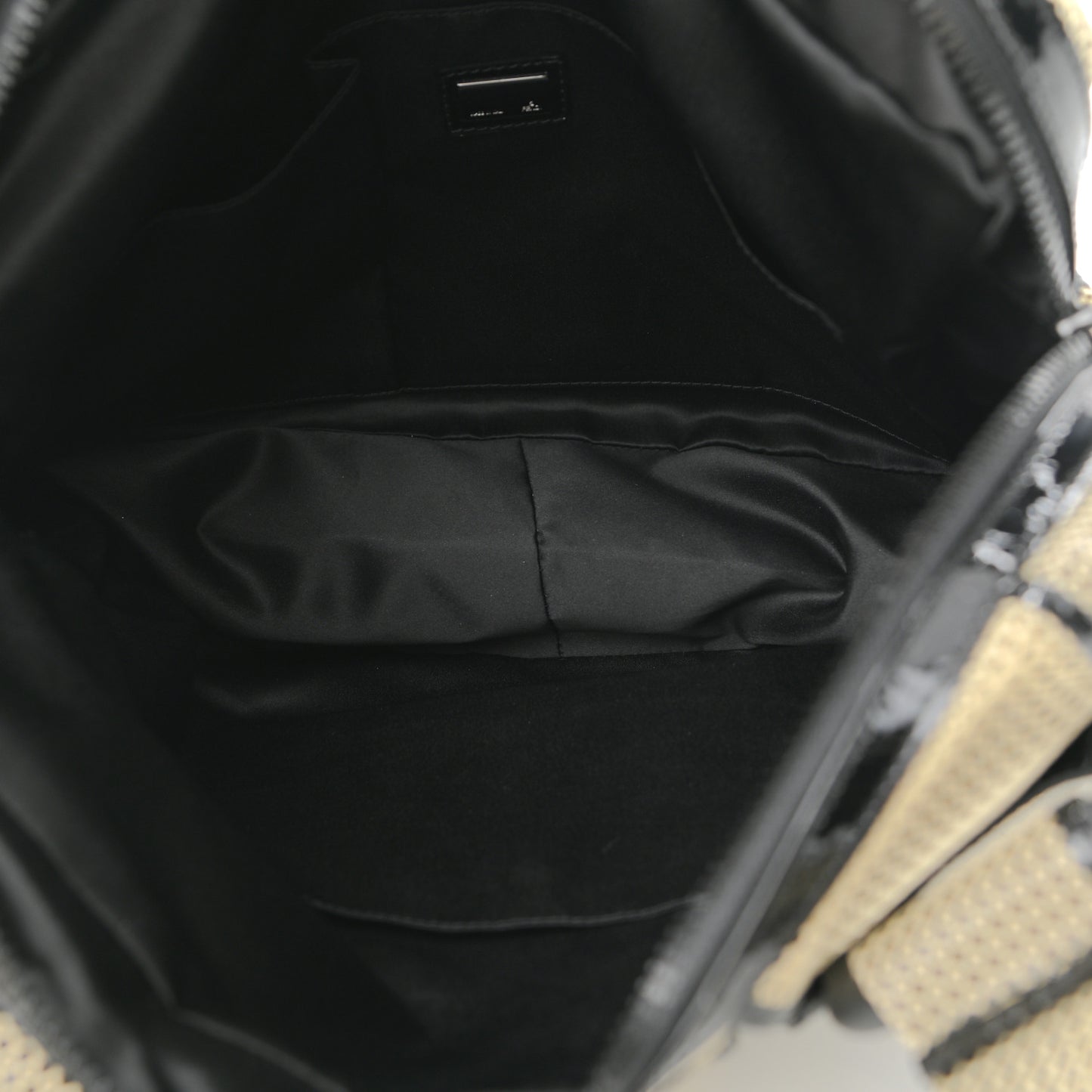 Patent Mesh Crossword Grande Bag Black