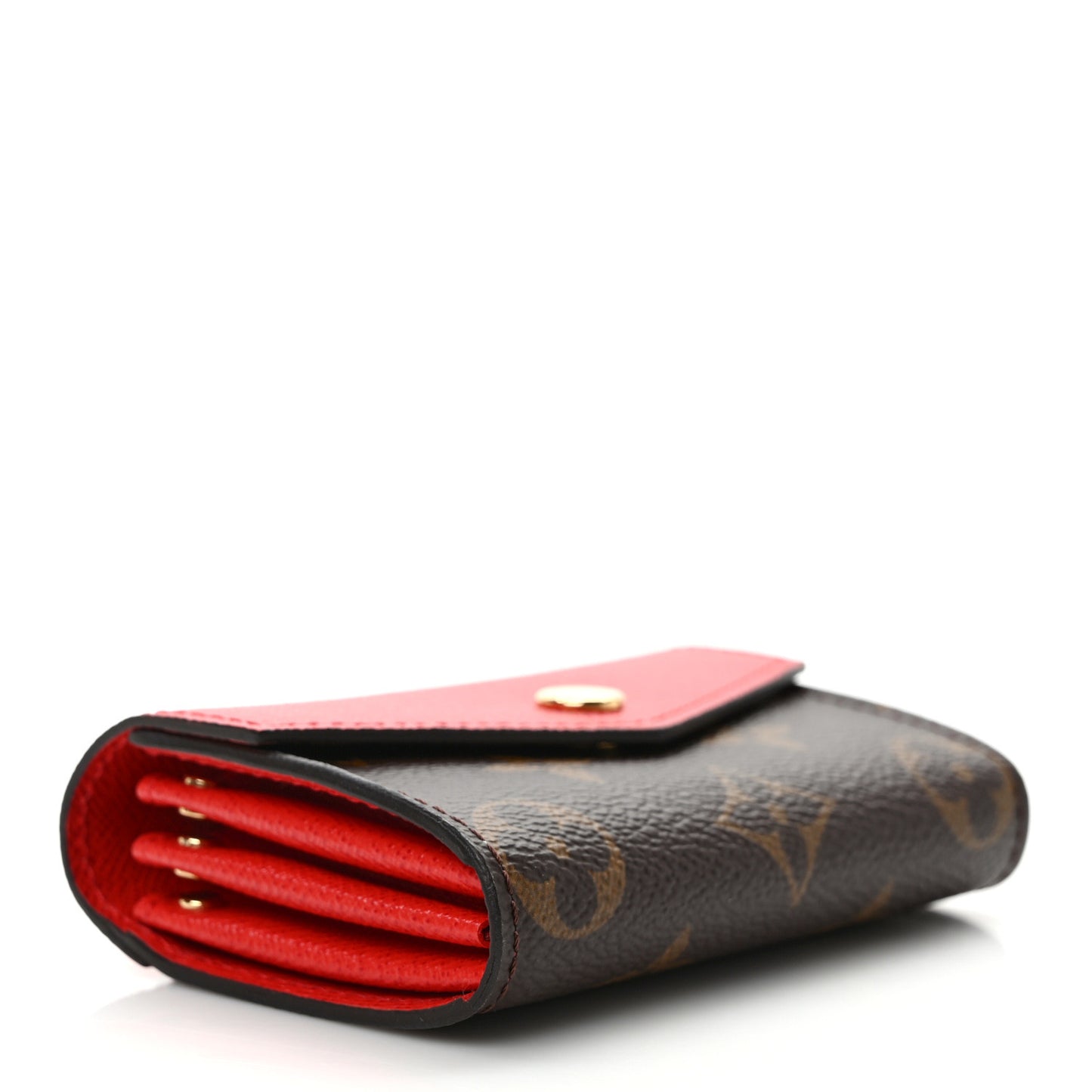Monogram Sarah Multicartes Coquelicot