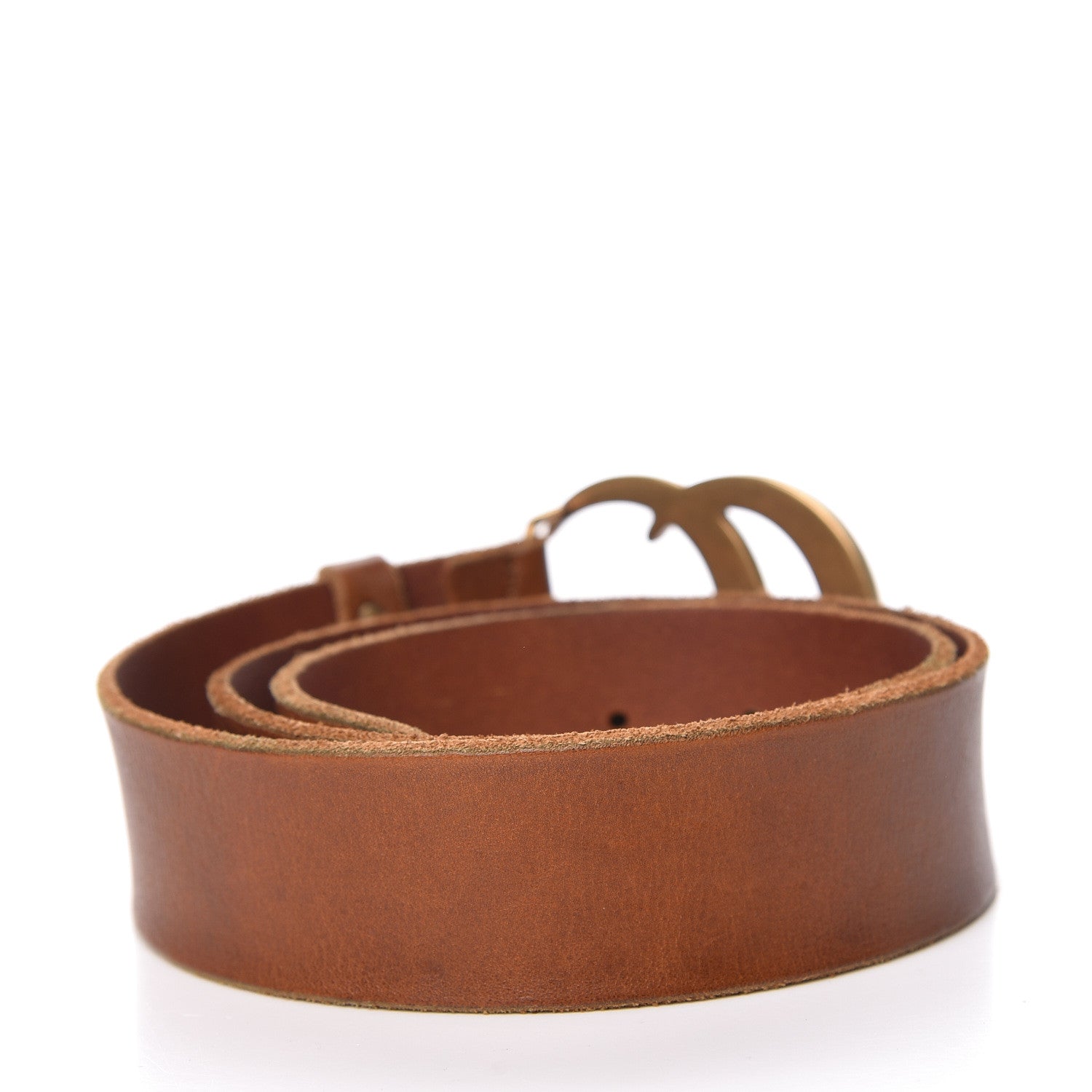 Gucci Faded Calfskin Double G 40mm Belt 80 32 Cuir 3 of 6