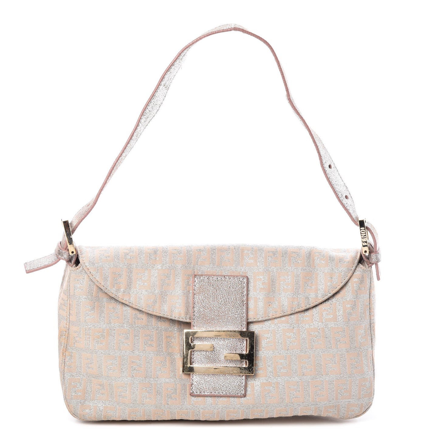 Metallic Jacquard Zucchino Baguette Pink