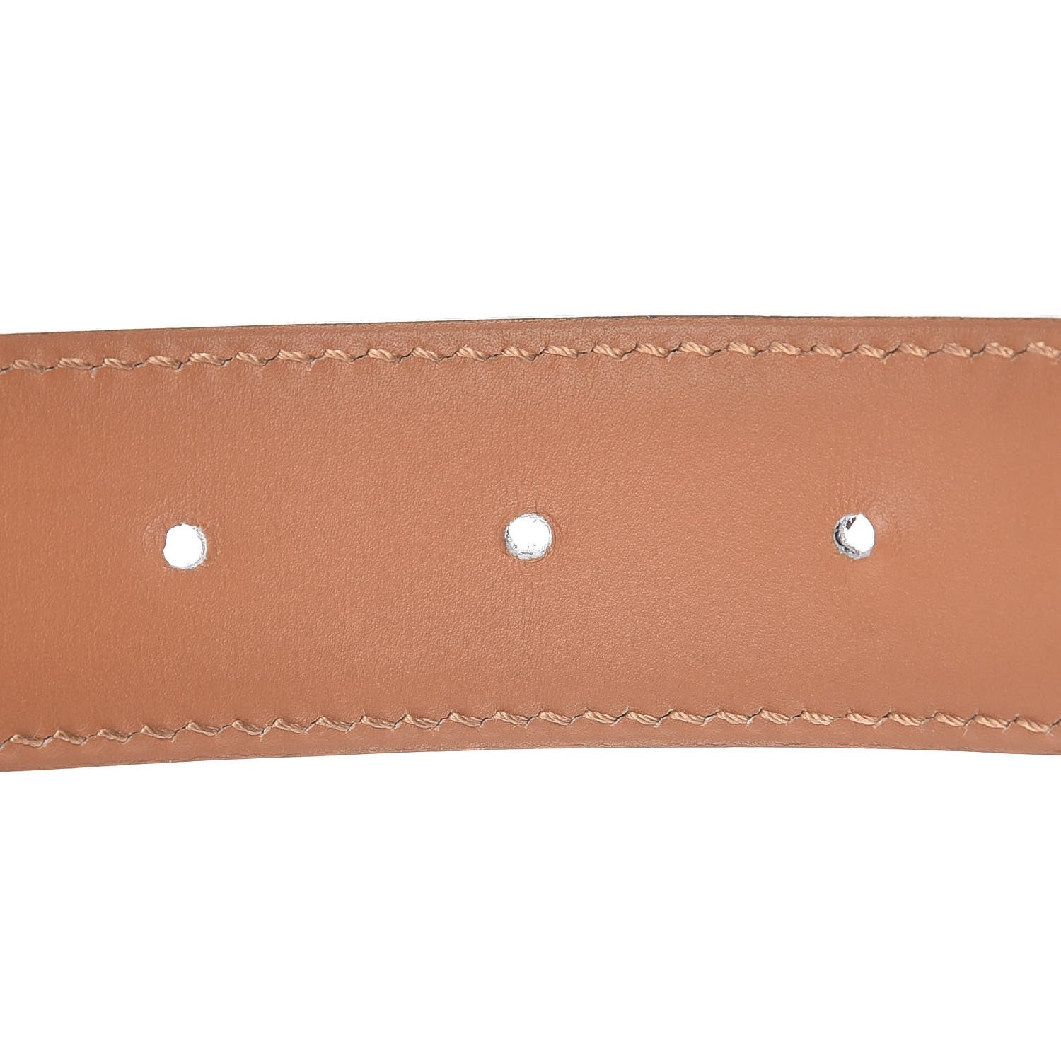 Hermes Ostrich 32mm Collier De Chien CDC Belt 90 Gris Agate 6 of 8