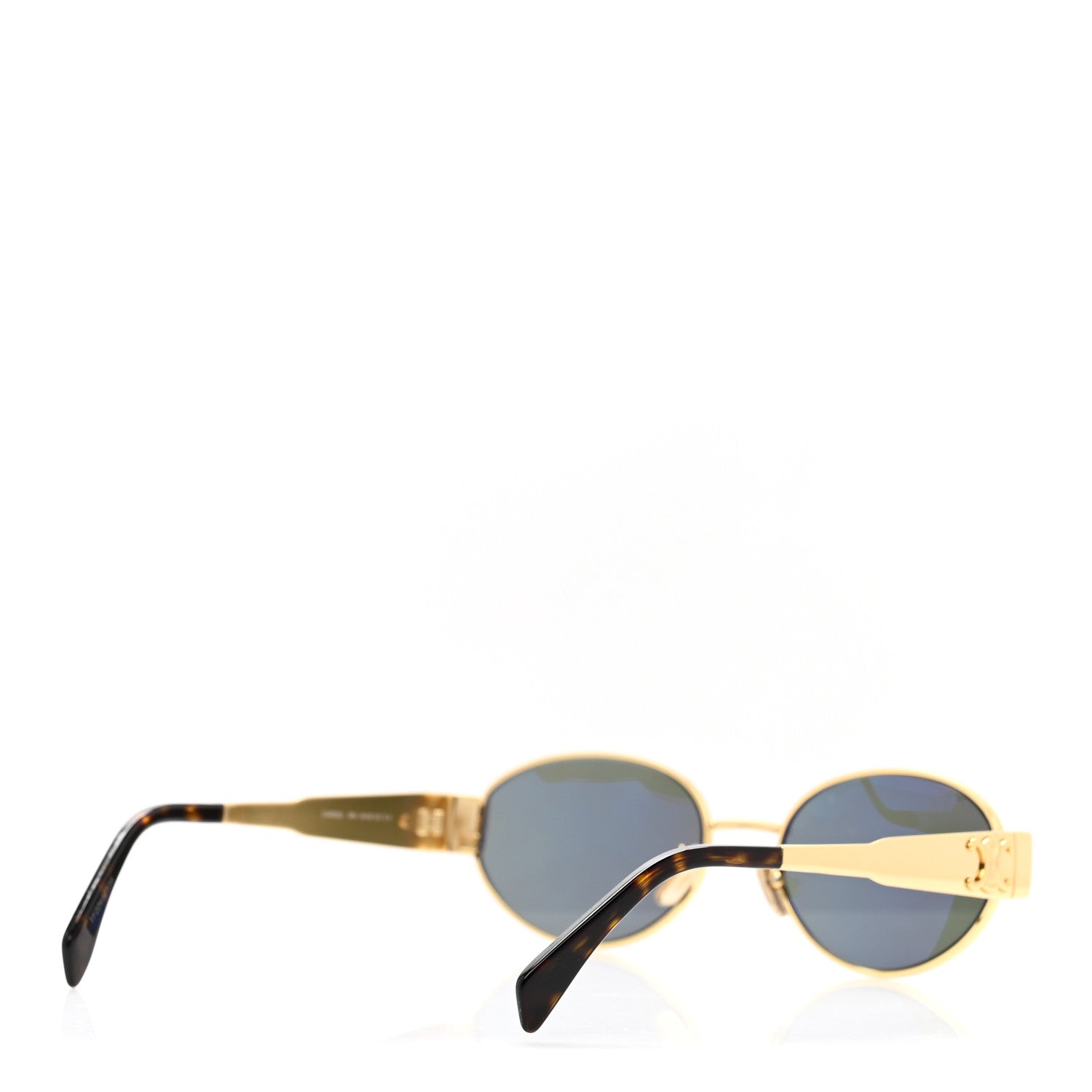 Celine Metal Triomphe 01 Sunglasses CL40235U Gold Green 4 of 8