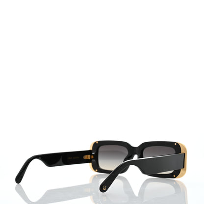Louis Vuitton Acetate LV Moon Rectangle Sunglasses Z1653E Black 4 of 8