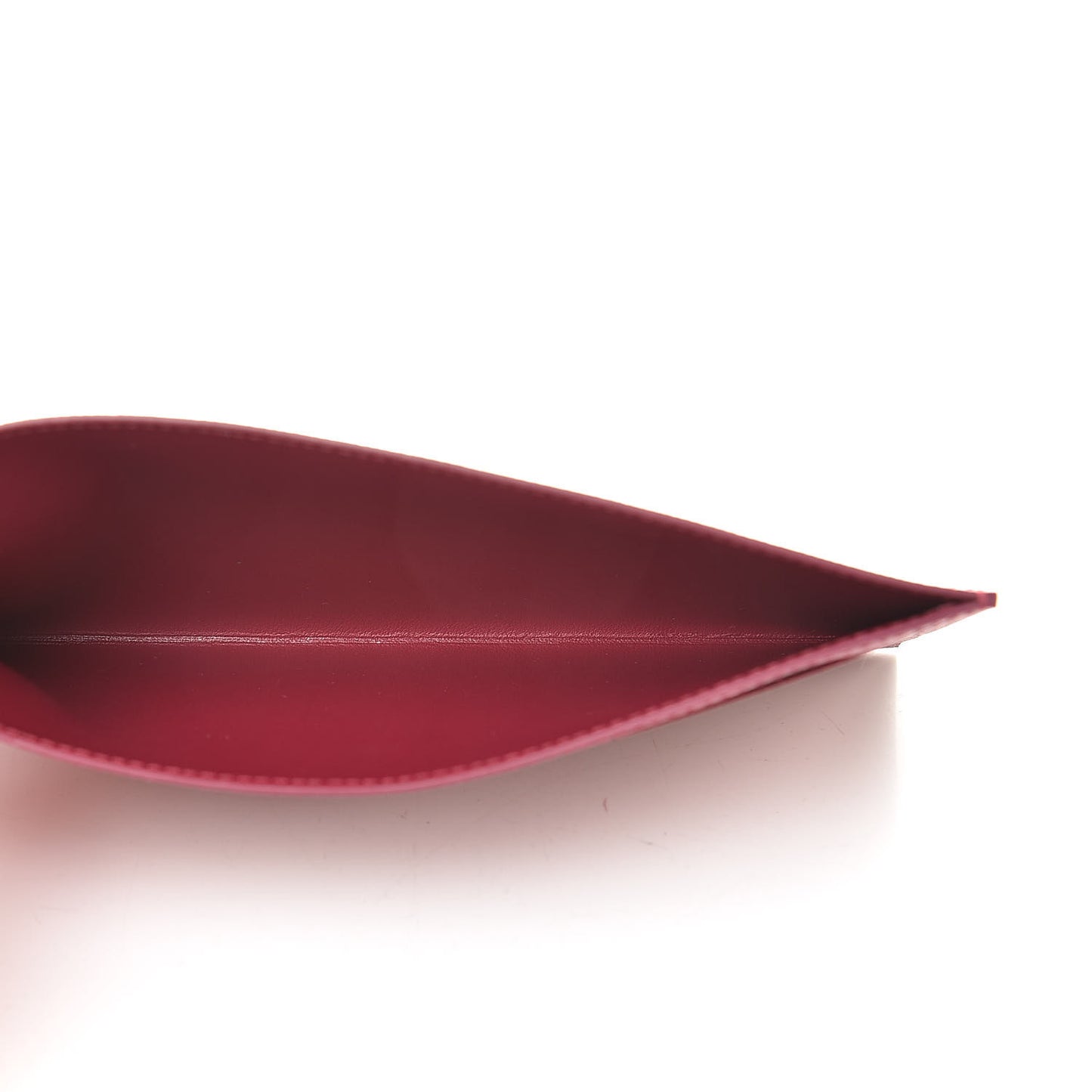 Calfskin Felicie Card Holder Insert Fuchsia