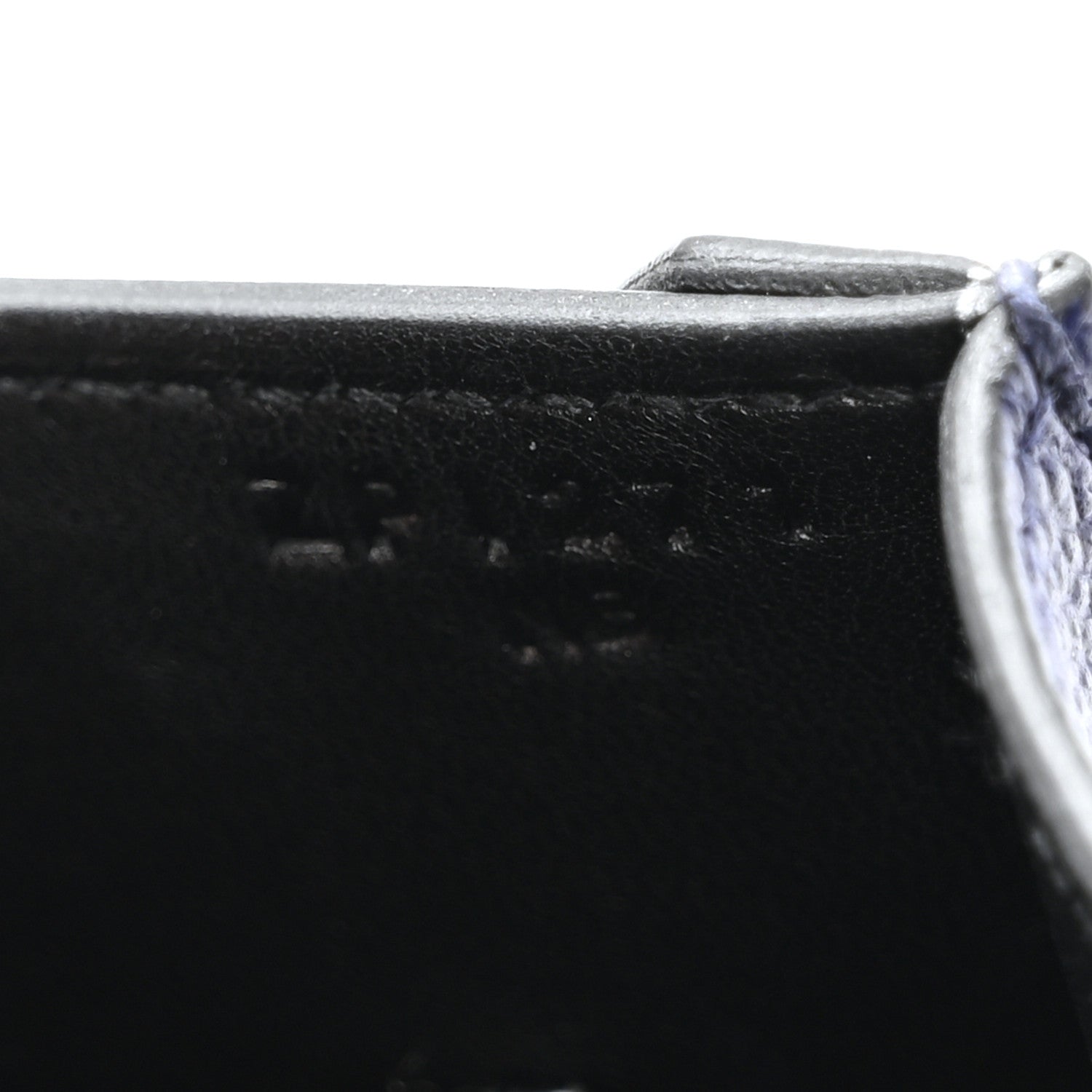 Hermes Epsom Shiny Alligator Mini Verrou Chaine Bag Bleu Encre Black 7 of 10