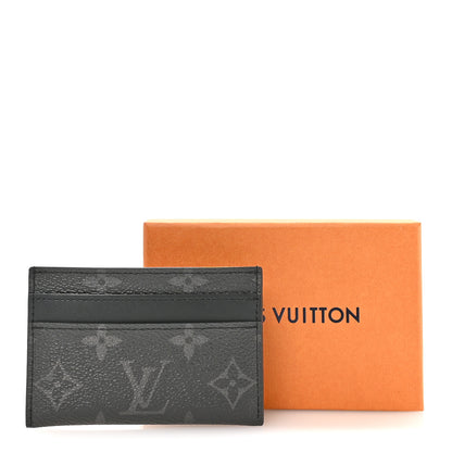 Louis Vuitton Monogram Eclipse Porte-Cartes Double Card Holder 14 of 14