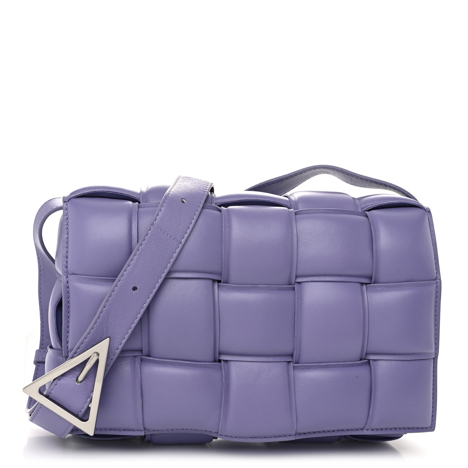 Bottega Veneta Nappa Maxi Intreccio Padded Cassette Crossbody Bag Lavender 1 of 10