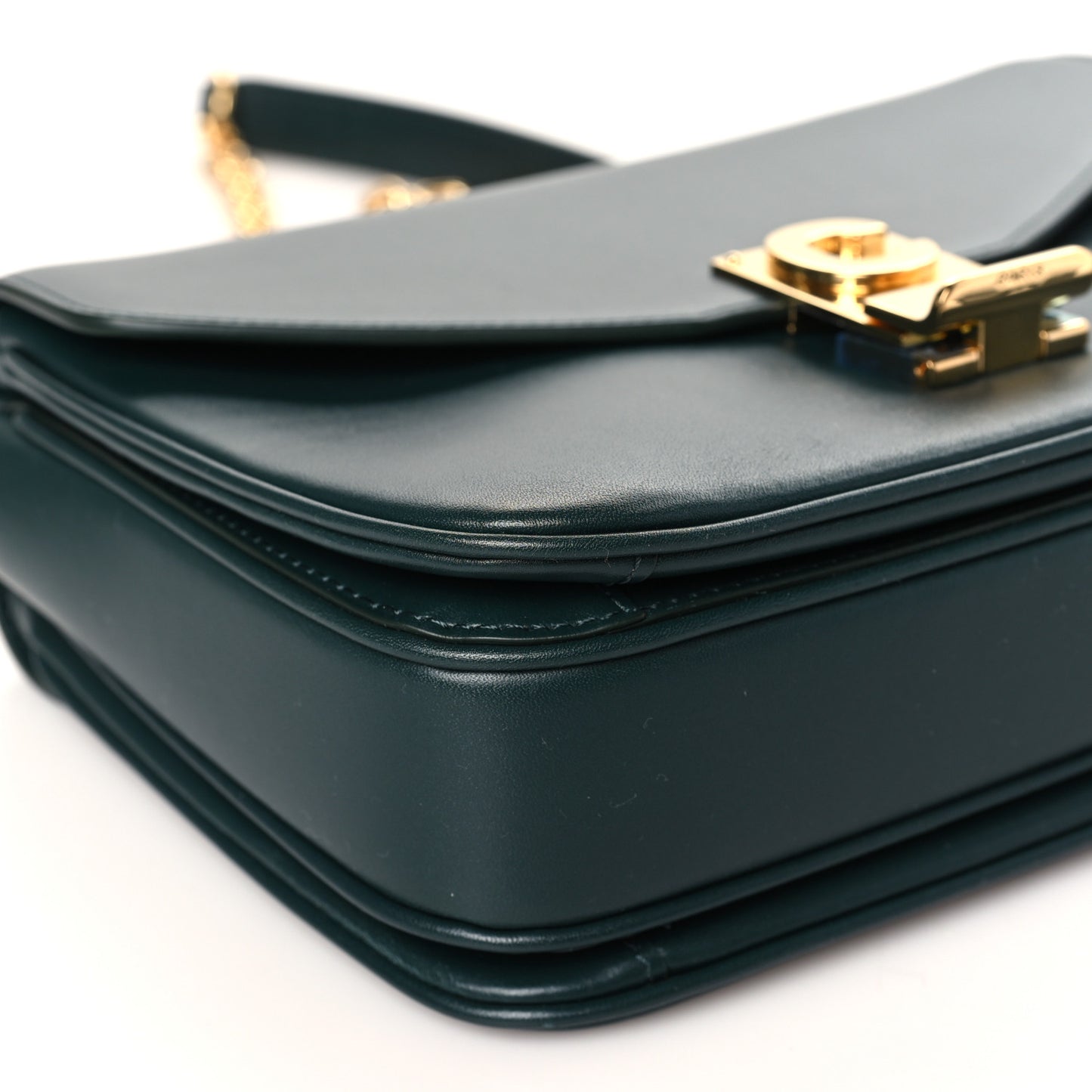 Shiny Calfskin Medium C Bag Amazone