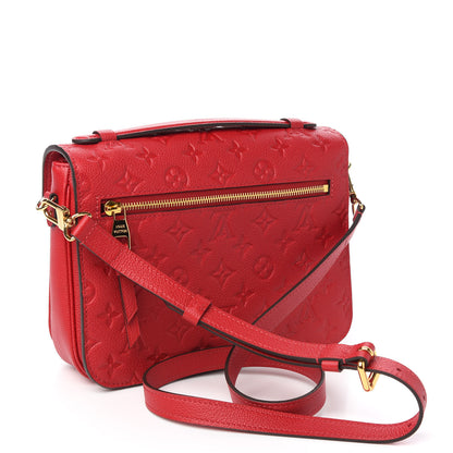 Louis Vuitton Empreinte Pochette Metis Scarlet 2 of 9