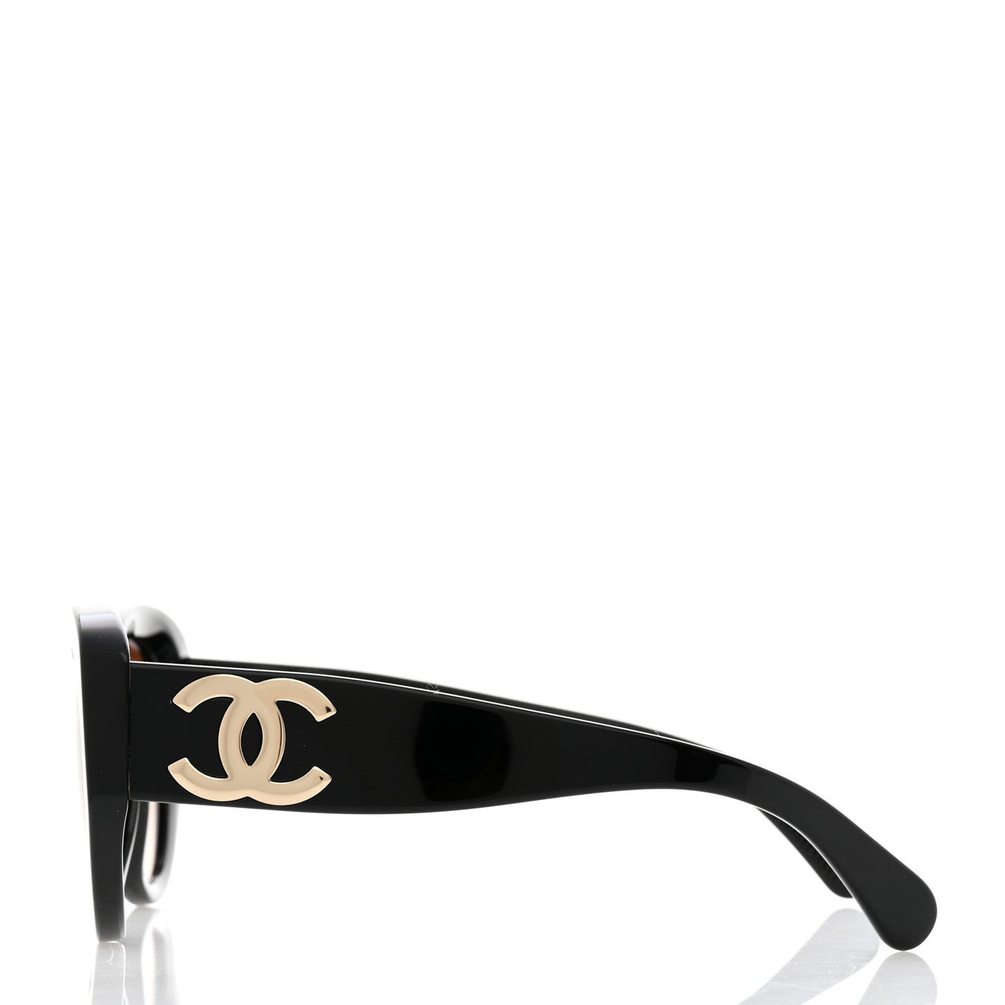 Acetate Butterfly Large CC Sunglasses 5492 Black