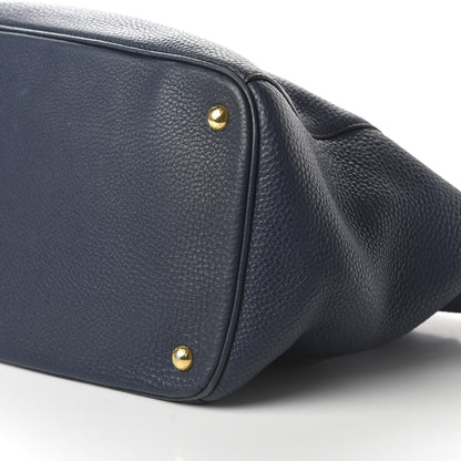 Prada Vitello Daino Tote Bluette 8 of 10