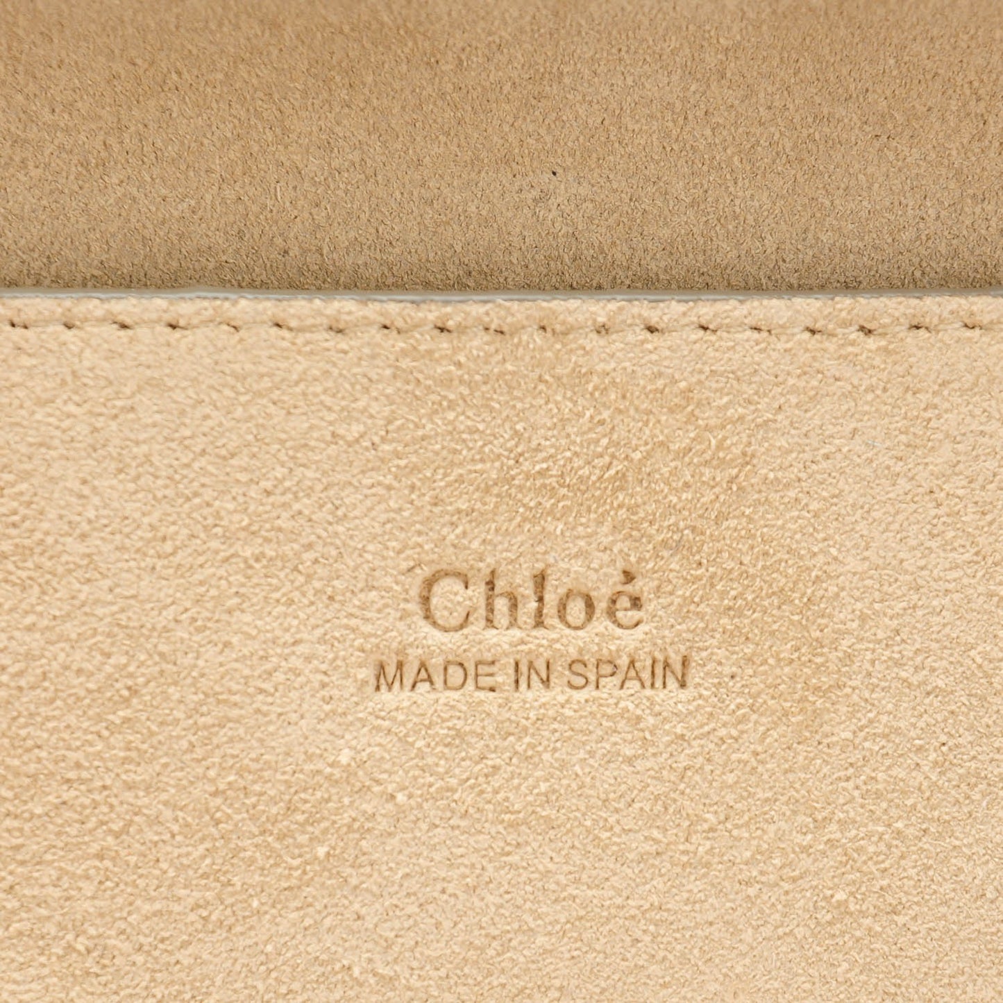 Suede Calfskin Small Faye Shoulder Bag Motty Grey