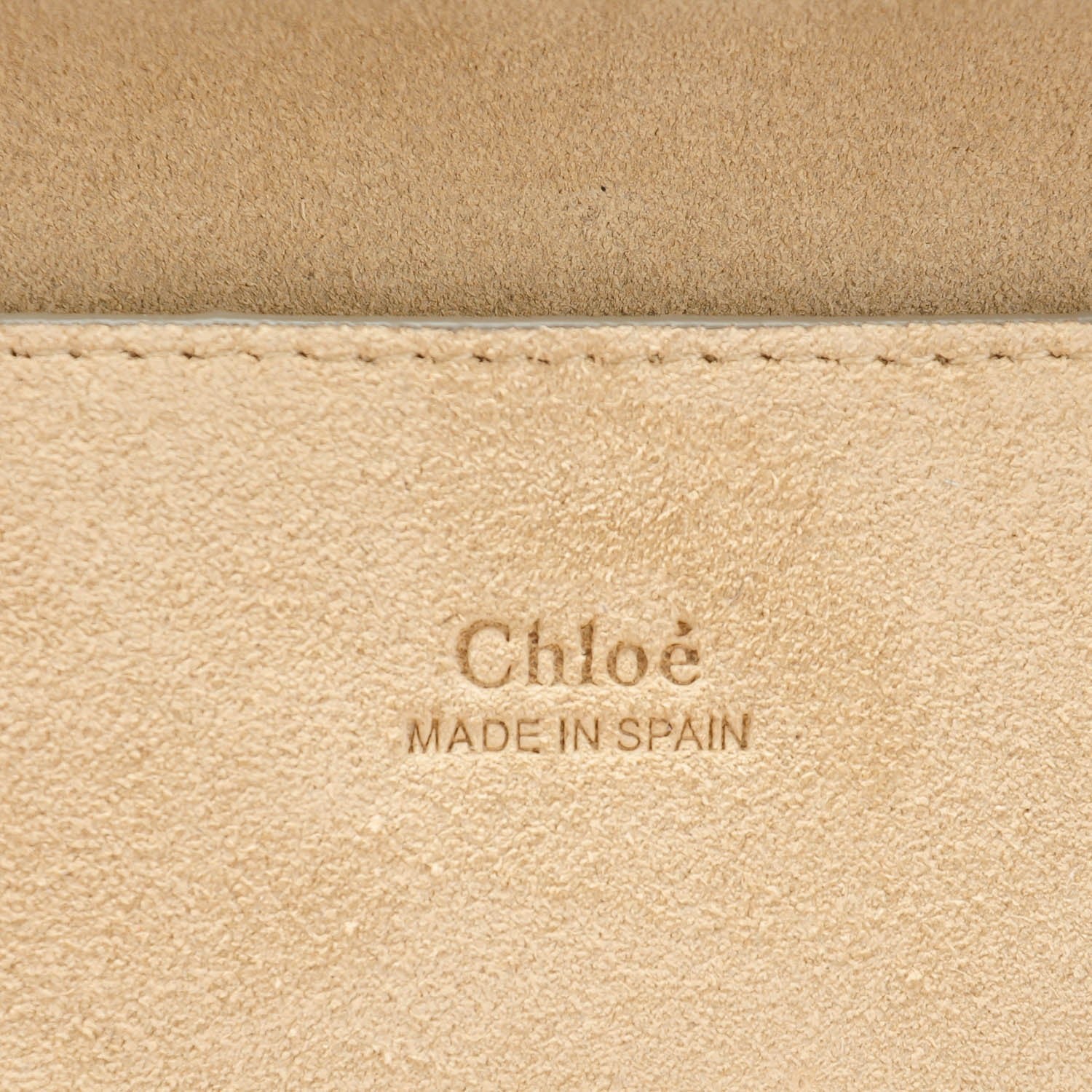Chloe Suede Calfskin Small Faye Shoulder Bag Motty Grey 6 of 8