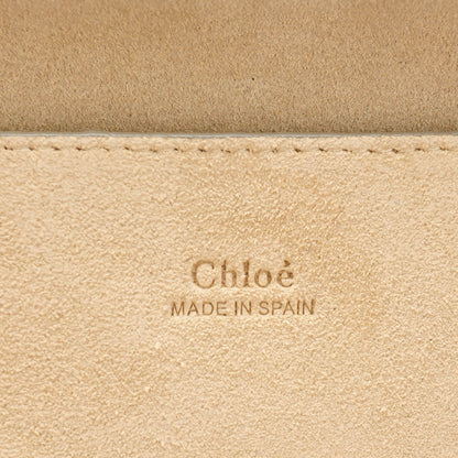 Chloe Suede Calfskin Small Faye Shoulder Bag Motty Grey 6 of 8