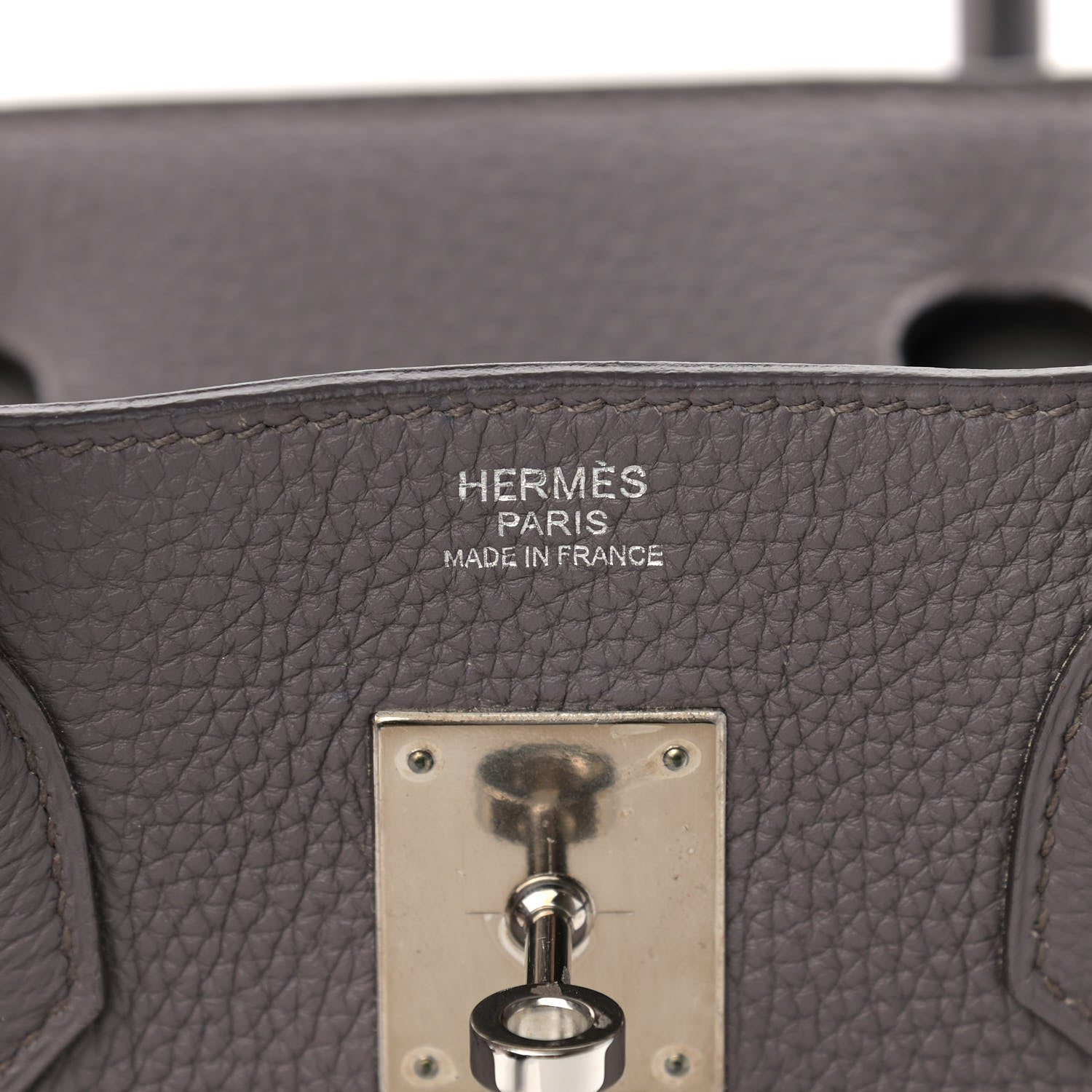 Hermes Togo Birkin 30 Etain 6 of 14