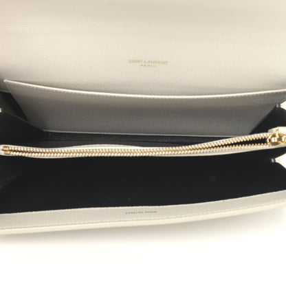 Saint Laurent Grain de Poudre Mini Uptown Crossbody Bag Porcellana 5 of 12