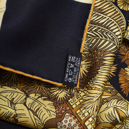 Hermes Silk Jardins D Hiver Scarf 90 7 of 10