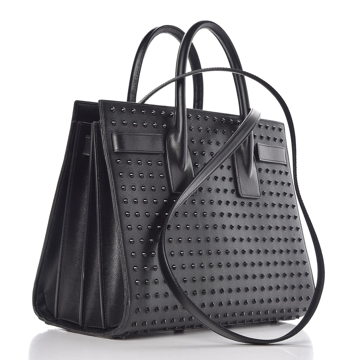 Grain De Poudre Studded Small Sac De Jour Black
