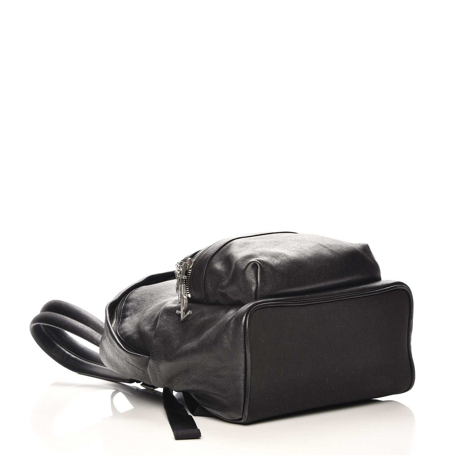 Saint Laurent Lambskin Mini City Backpack Black 4 of 7