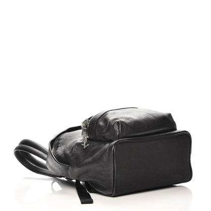 Saint Laurent Lambskin Mini City Backpack Black 4 of 7