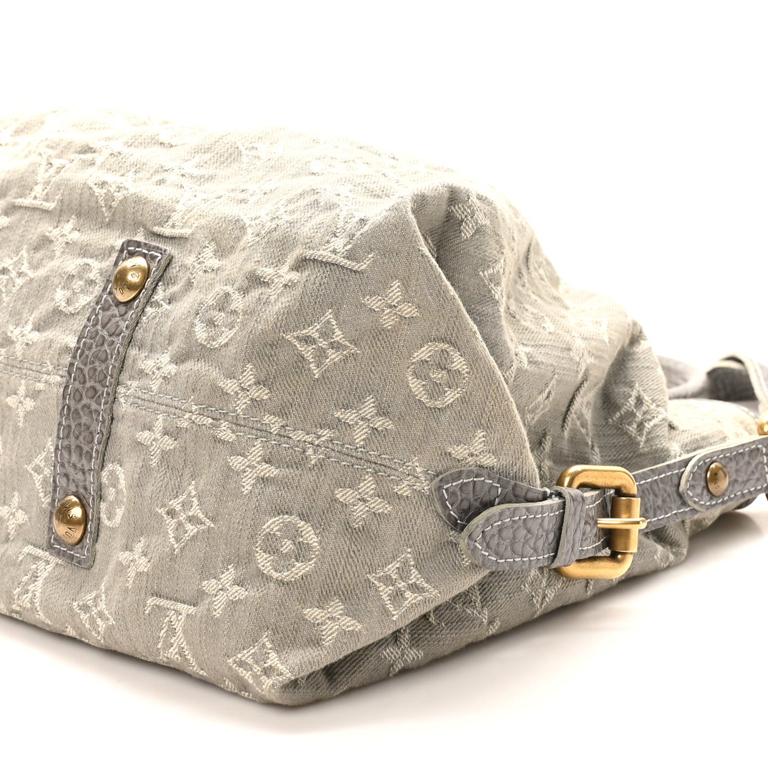 Louis Vuitton Denim Neo Cabby MM Grey 9 of 9