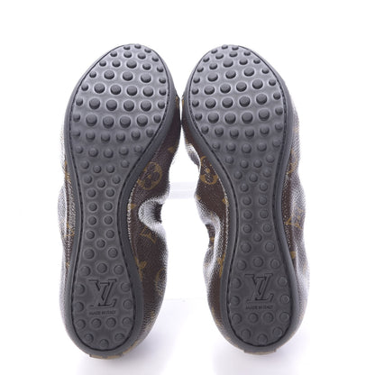 Louis Vuitton Monogram Flirty Ballerina Flats 35 Black 5 of 9
