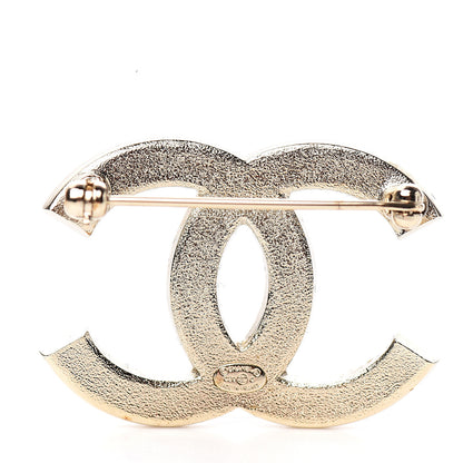 Chanel Crystal Palais Garnier CC Brooch Gold 2 of 4