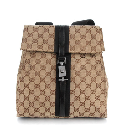 Gucci Monogram Small Backpack Dark Brown 1 of 7