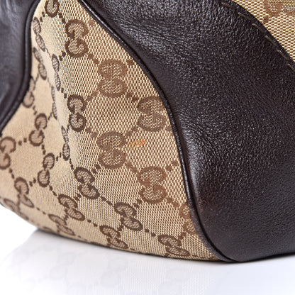Gucci Monogram Medium Charlotte Hobo Brown 8 of 15