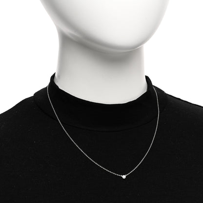 Tiffany Platinum Diamond .10ct Elsa Peretti Diamonds by the Yard Pendant Necklace 2 of 4