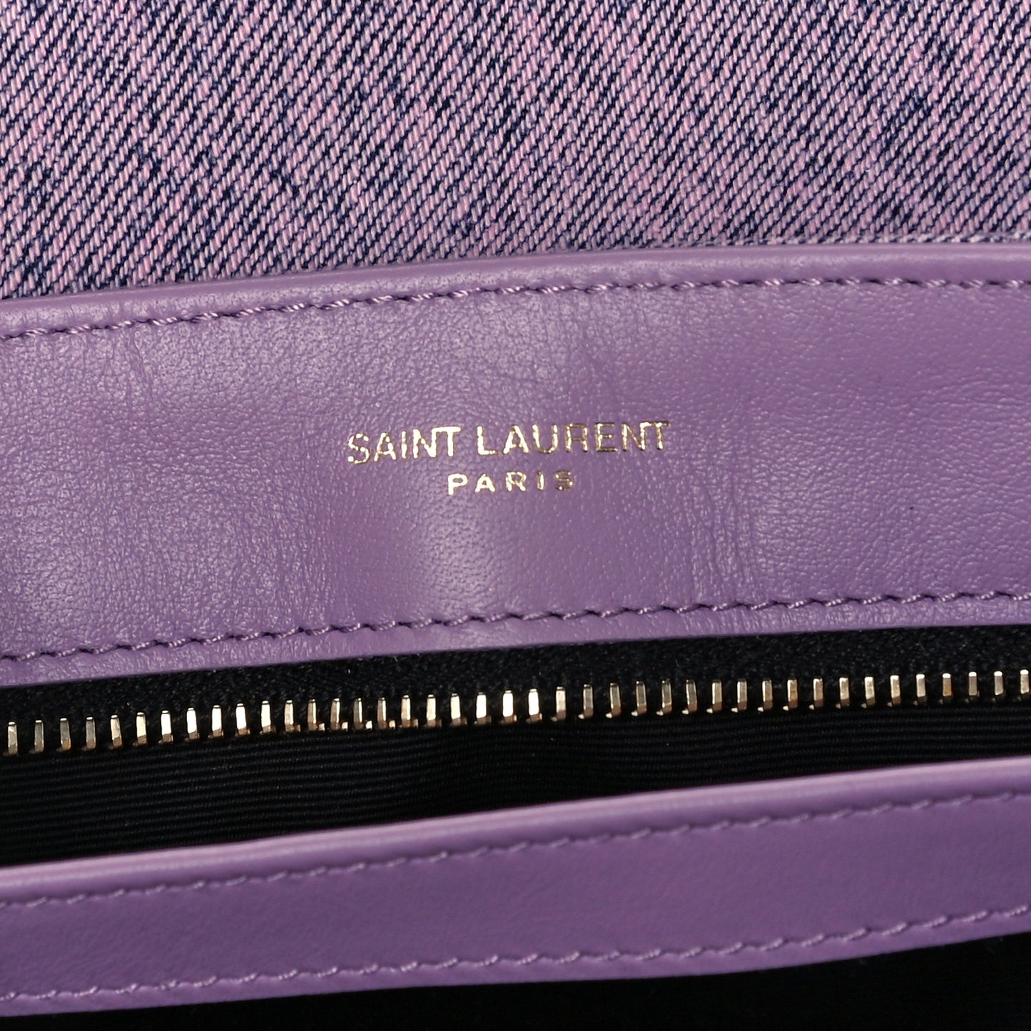 Denim Y Quilted Monogram Toy Loulou Crossbody Bag Bleached Lilac