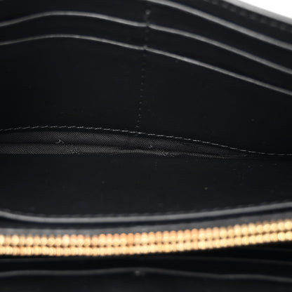 Burberry Calfskin House Check Henley Wallet On Chain Black 6 of 13