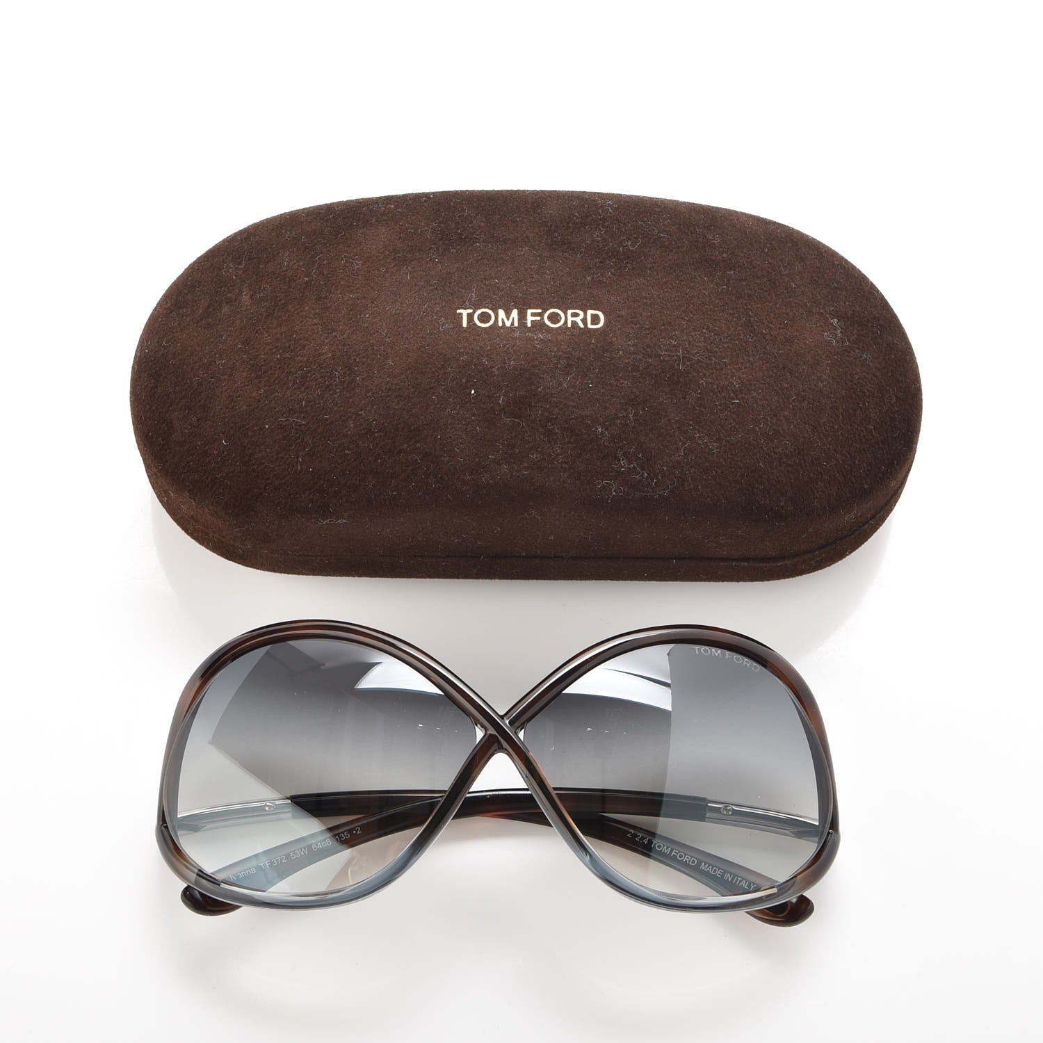 Tom Ford Ivanna Sunglasses TF372 Brown 8 of 8