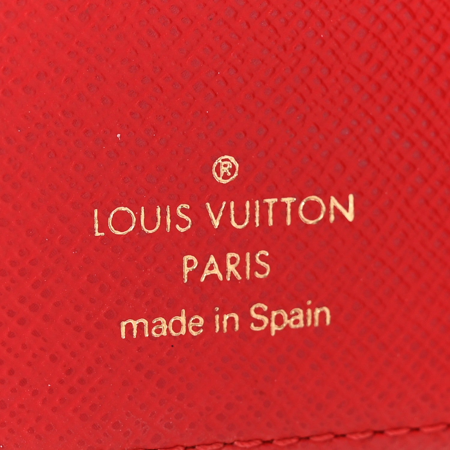 Louis Vuitton Damier Ebene Koala Small Ring Agenda Cover Red 6 of 6