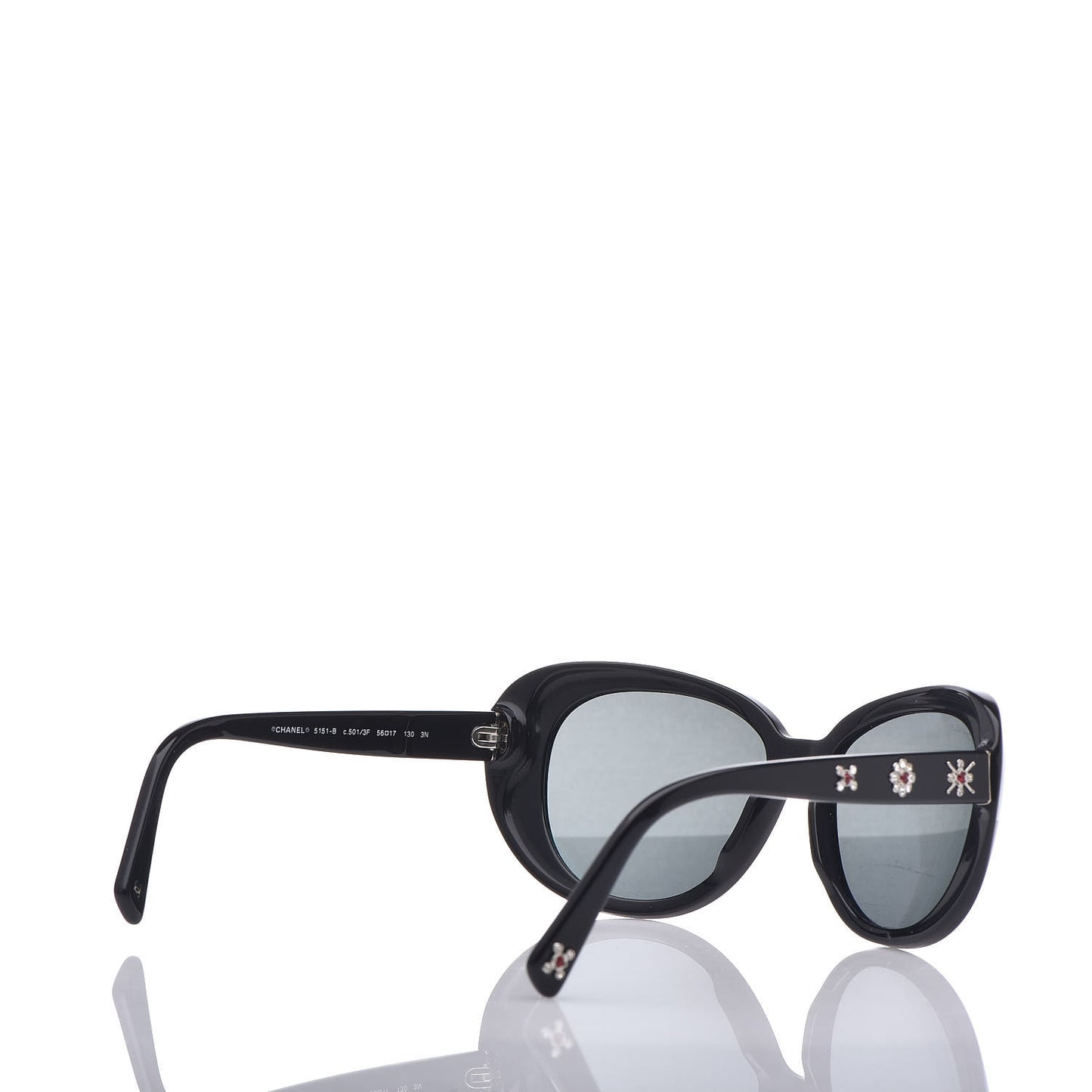 Crystal CC Sunglasses 5151-B Black