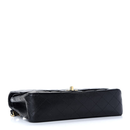 Chanel Caviar Quilted Medium Double Flap Black 4 of 13