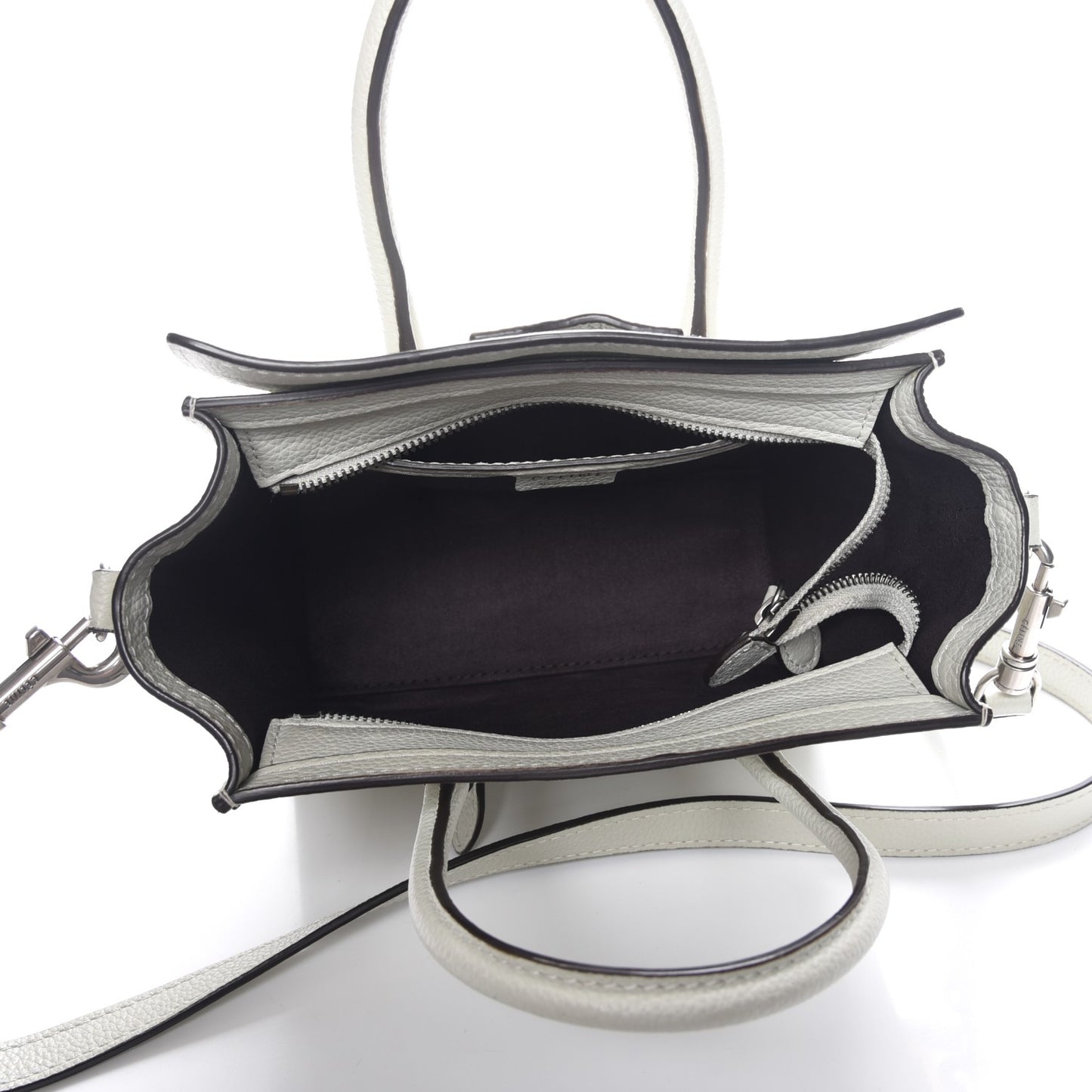 Drummed Calfskin Nano Luggage Lune