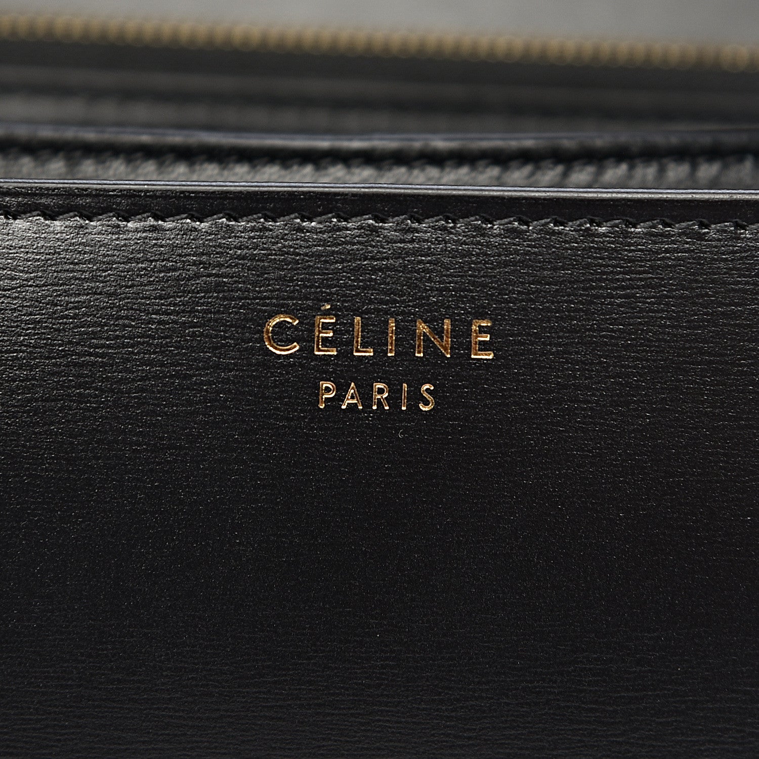 Celine Box Calfskin Medium Classic Box Flap Bag Black 6 of 10