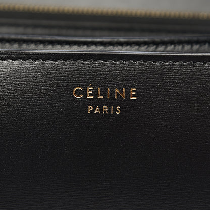 Celine Box Calfskin Medium Classic Box Flap Bag Black 6 of 10