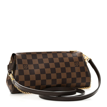 Louis Vuitton Damier Ebene Eva Clutch 3 of 9
