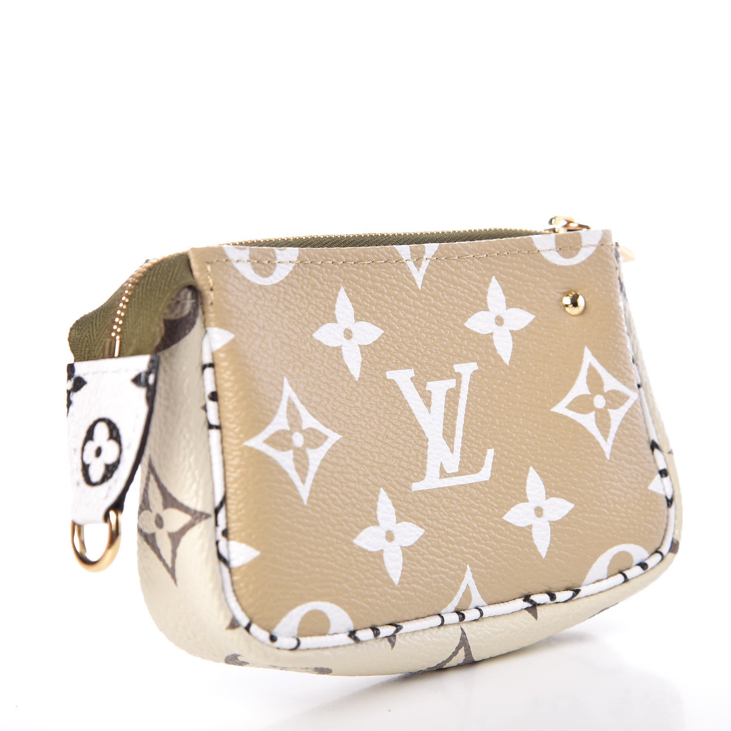 Louis Vuitton Monogram Giant Micro Pochette Accessories Kaki White 3 of 8