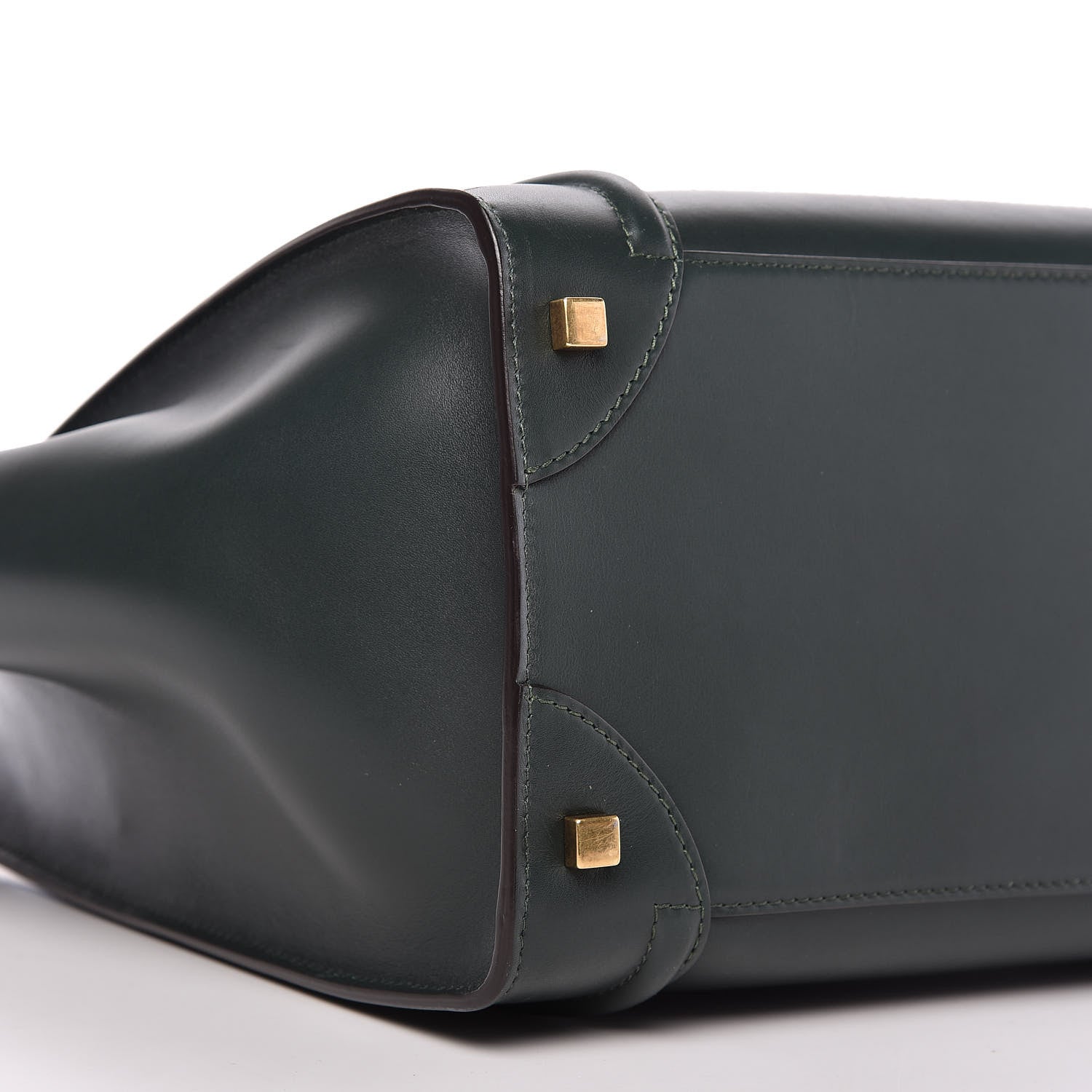 Celine Smooth Calfskin Mini Luggage Emerald 6 of 9
