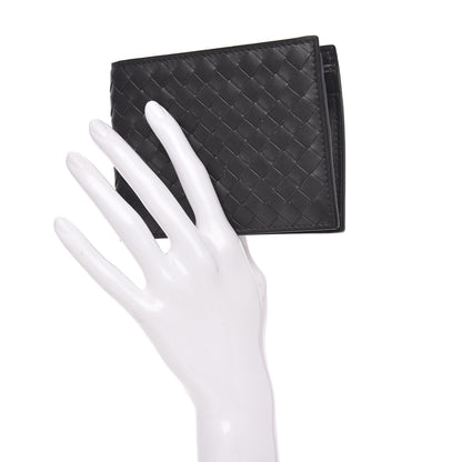 Bottega Veneta Nappa Intrecciato Bi-Fold Wallet Black 2 of 8