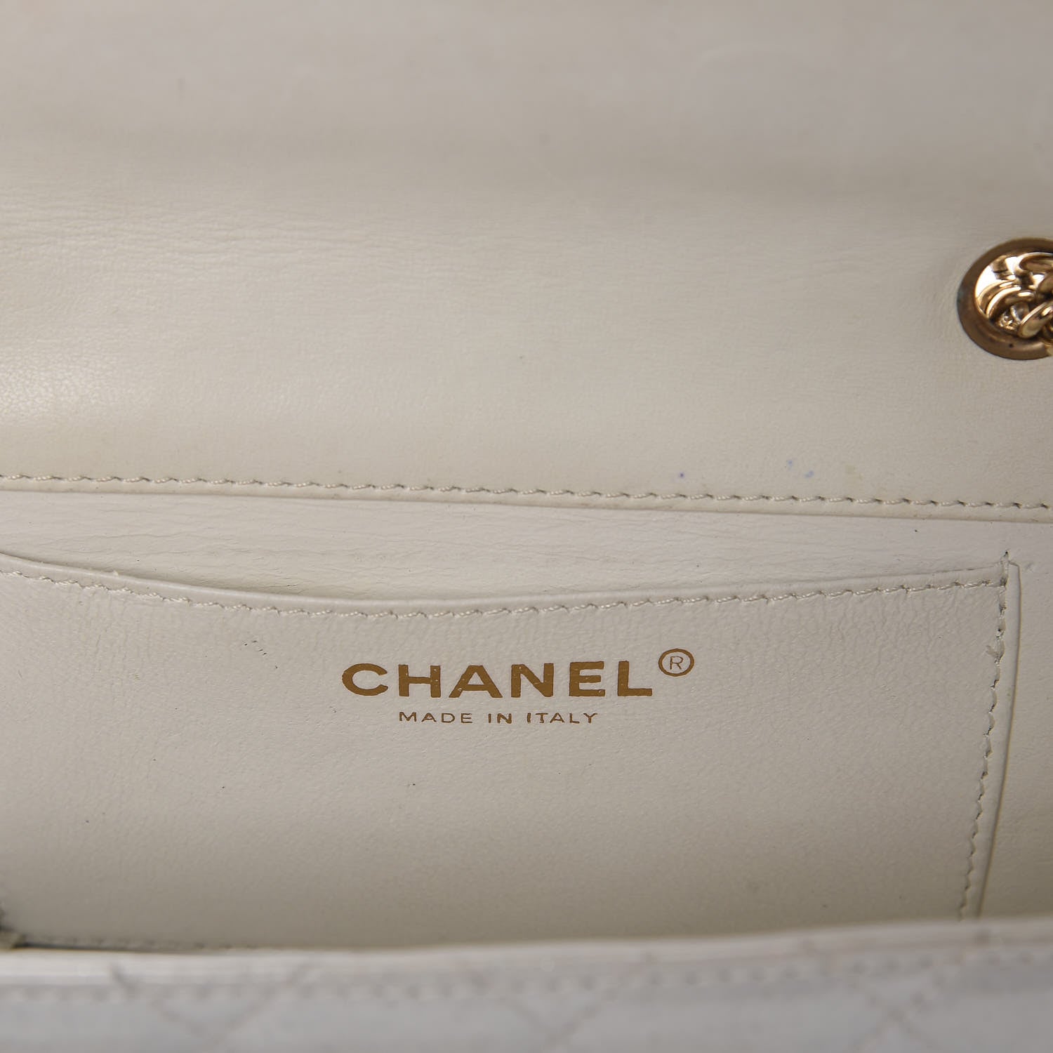 Chanel Patent Quilted Evening Star East West Flap White 5 of 13