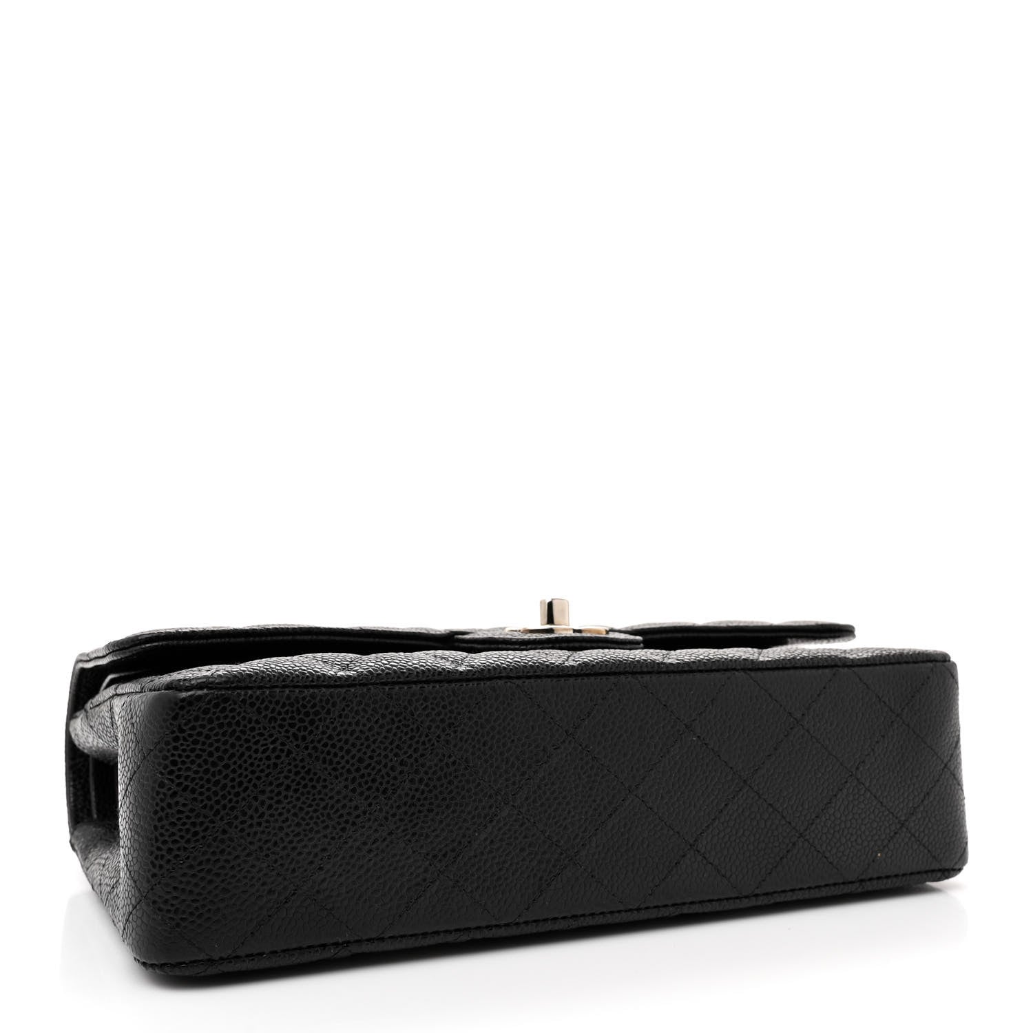Chanel Caviar Quilted Medium Double Flap Black 4 of 13
